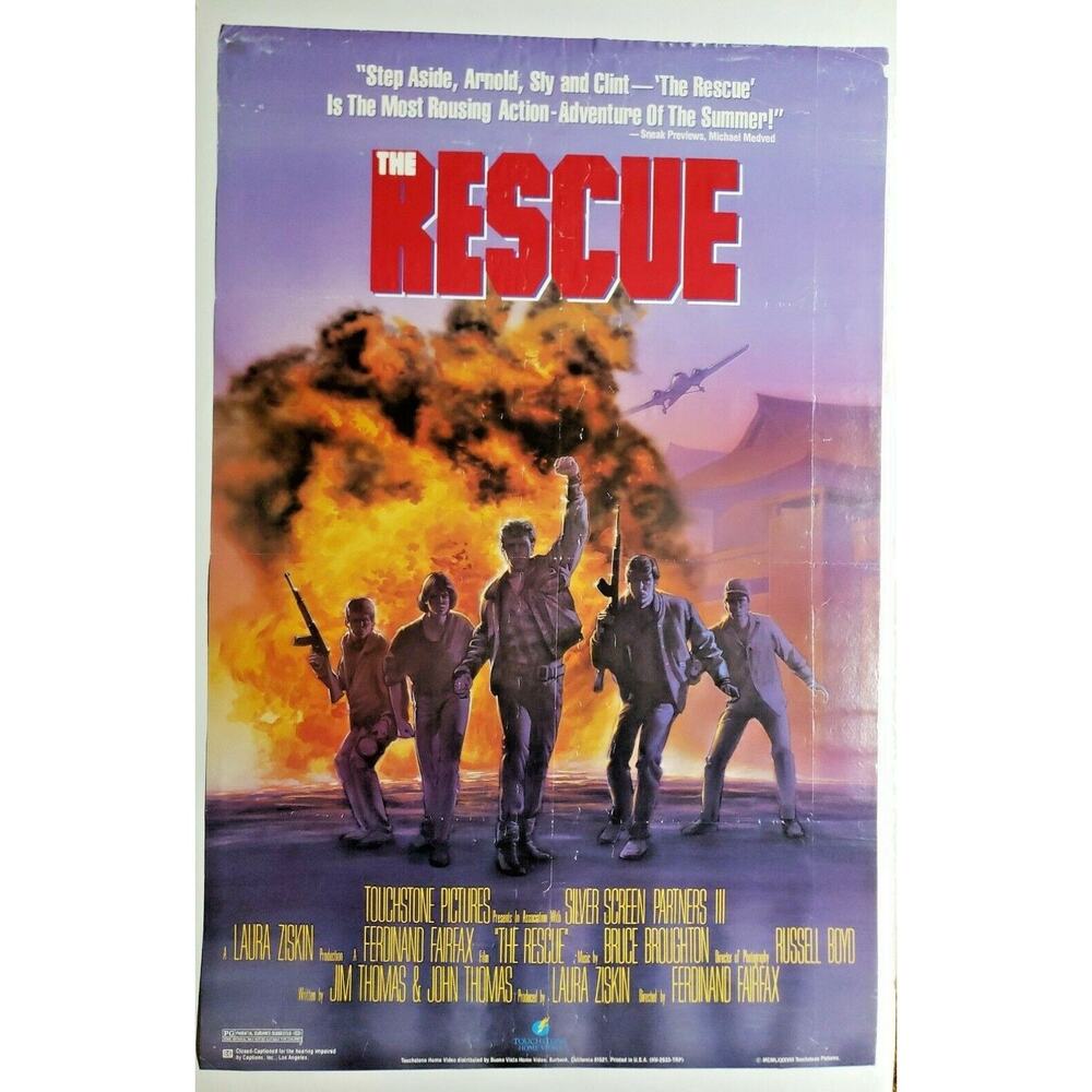1988 The Rescue Original Movie Poster Touchstone Picture‎ 188